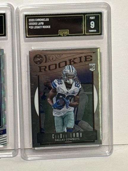 2022 Select Garrett Wilson Concourse Rookie (GMA 9), 2022 Donruss Cooper Kupp Dominators (GMA 10), a