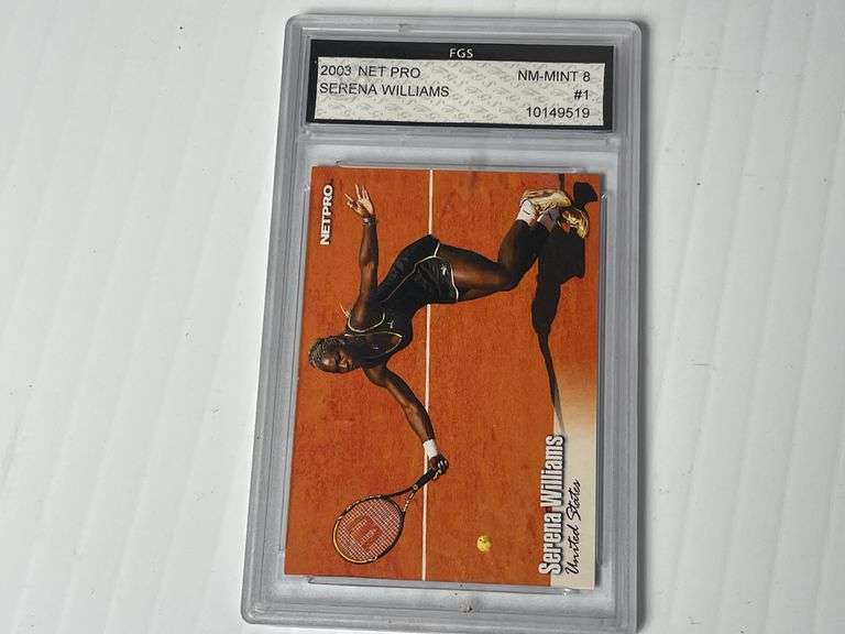 2003 Net Pro Serena Williams Rookie Card NM-MINT 8