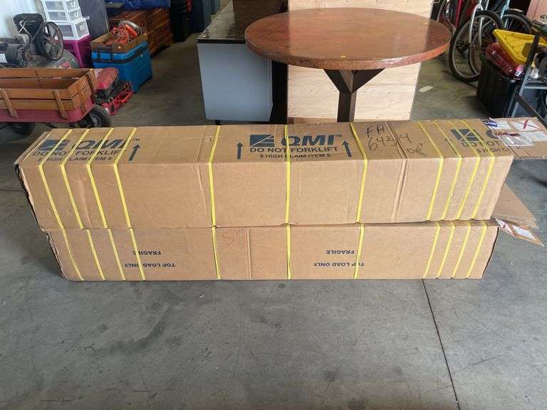 (2) boxes of QMI Security Solutions storm shutter supplies - new in box