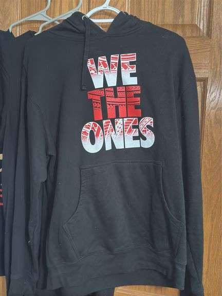 (3) Pro Wrestling Shirts and (1) Hoodie (Size M)