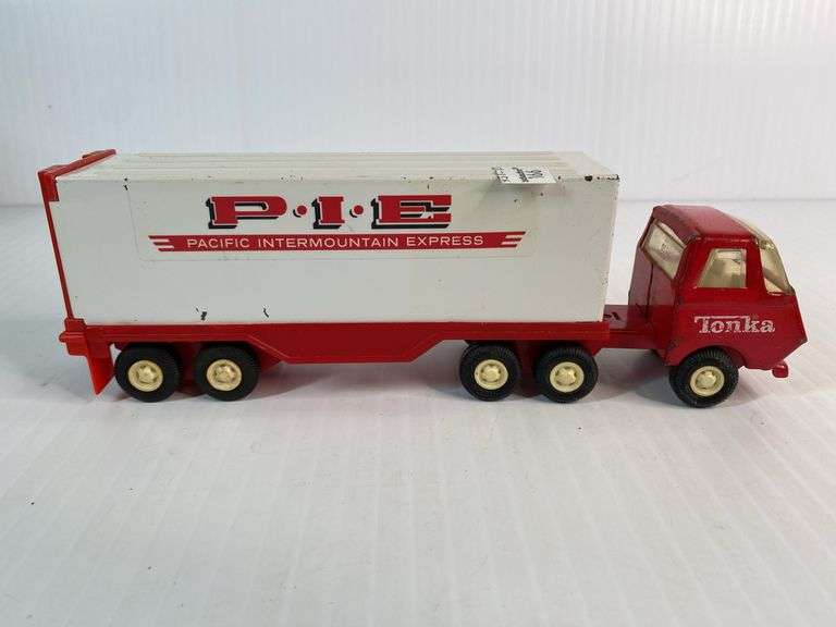 1980 Tonka Pacific Intermountain Express Semi-Truck and Trailer