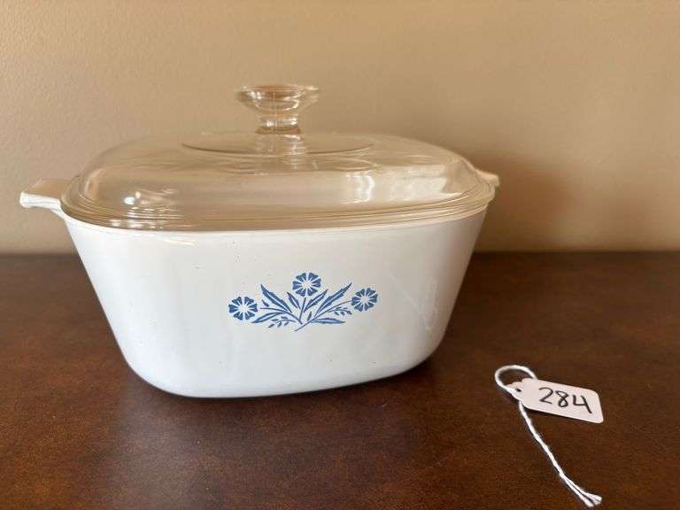 CorningWare Blue Cornflower Casserole Dish with Lid