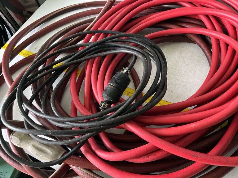 Air and Water Hoses and Power Cord
