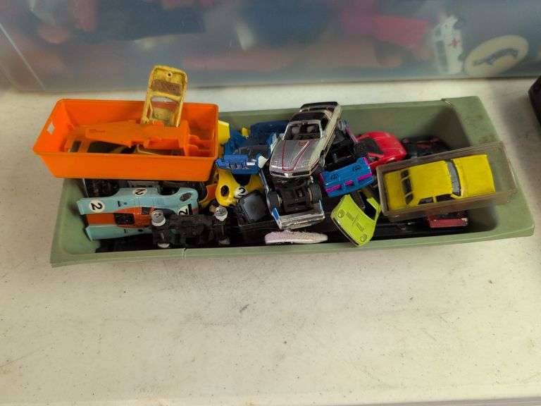 Star Wars action figures, Hot Wheels, and other figures and toys