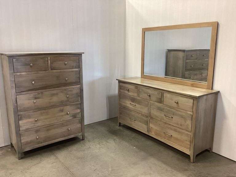 MAVIN Dresser, Chest and Mirror