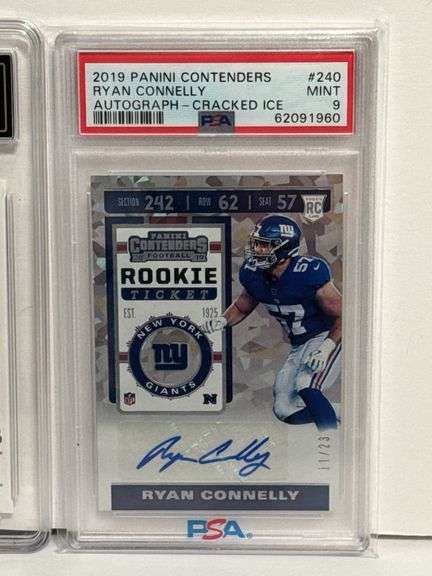 2022 Donruss Aidan Hutchinson “Elite Series” RC (GMA 10), 2021 Chronicles Micah Parsons RC (GMA 10),