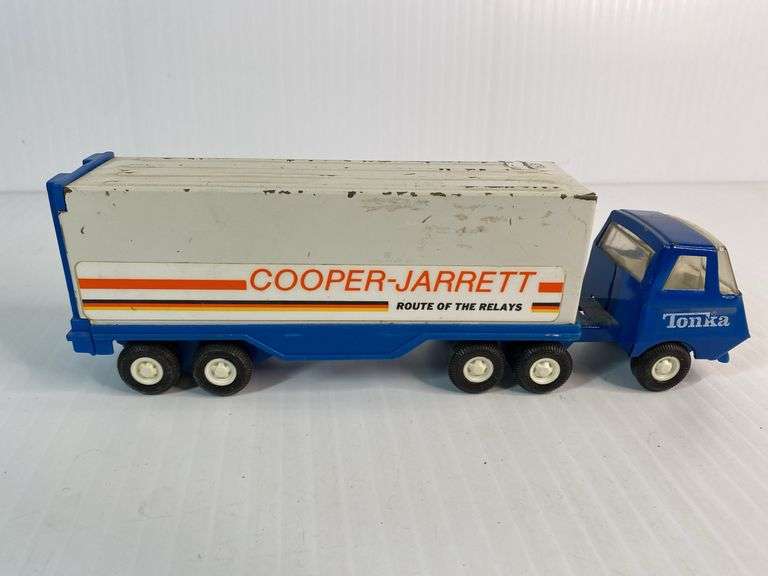 1979 Tonka Copper-Jarrett Semi Truck and Trailer