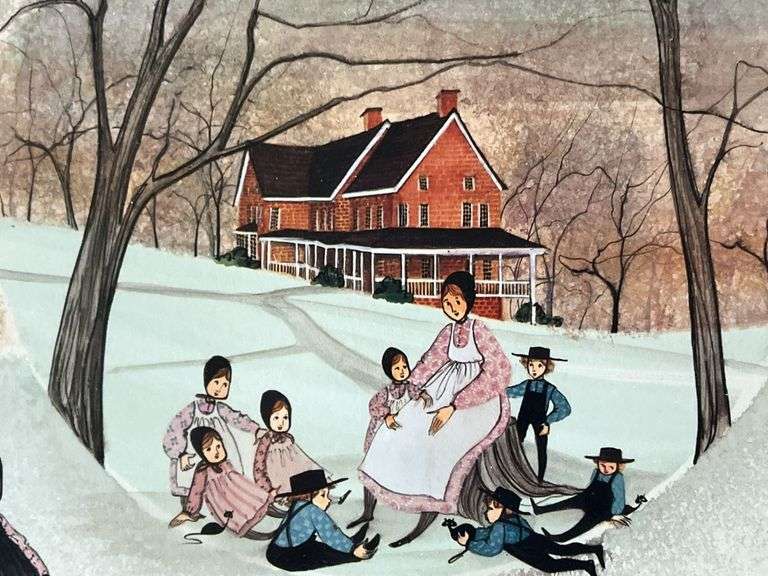 1996 P. Buckley Moss For the Love of Children 18,637 Signed Lithograph