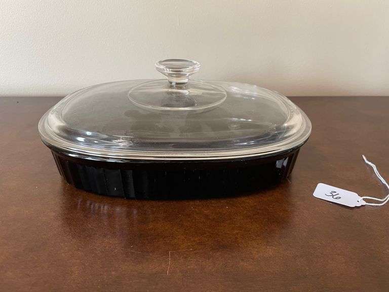 Corning Ware French Black Casserole Dish with Lid