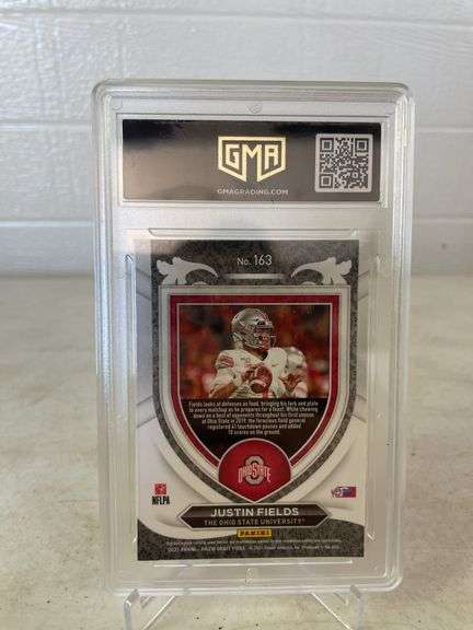 2021 Prizm Draft Picks Justin Fields #163 Crusade Rookie PSA 10