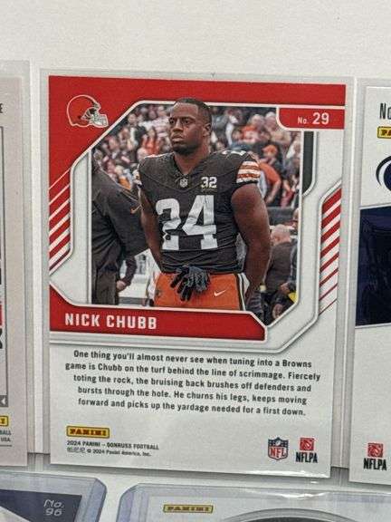 Assortment of NFL Elite Running Backs Sports Cards (8 Cards Total)