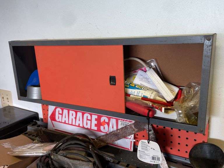 WORKBENCH WITH ITS CONTENTS