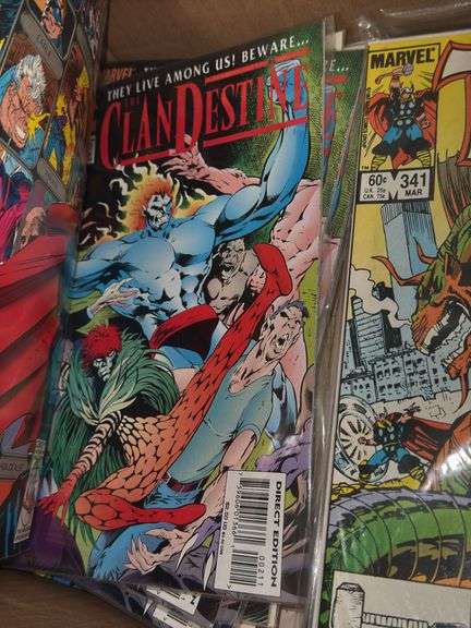 Assortment of Marvel Comics (Includes Spider-Man, Thor, Ghost Rider, Morbius, Fantastic Four, and Mo