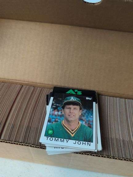 (5) 1980s near complete Topps baseball sets