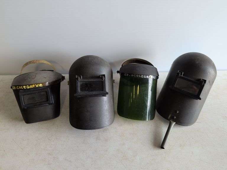 (4) welding masks and face shields - (3) Jackson and (1) Fibre-Metal