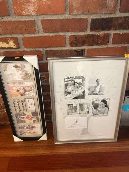 (2) Glass Photo Frames
