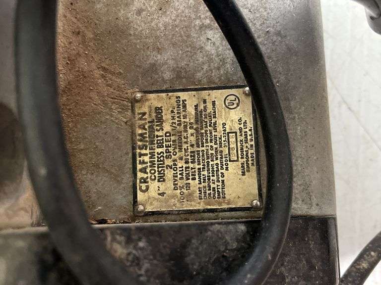 Belt Sander, Glue Gun, Drill