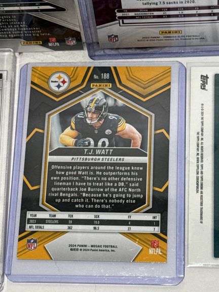 Assortment of Elite NFL Defensive Players Sports Cards