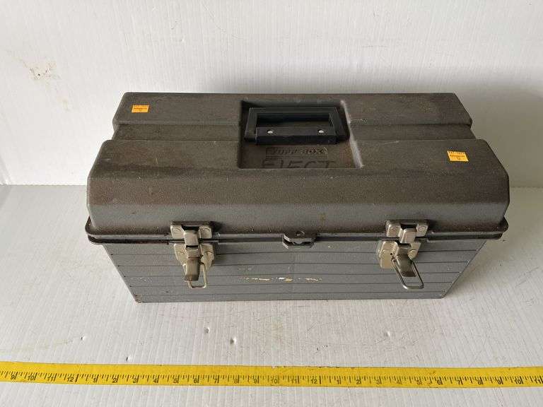 Toolbox with Electrical Supplies