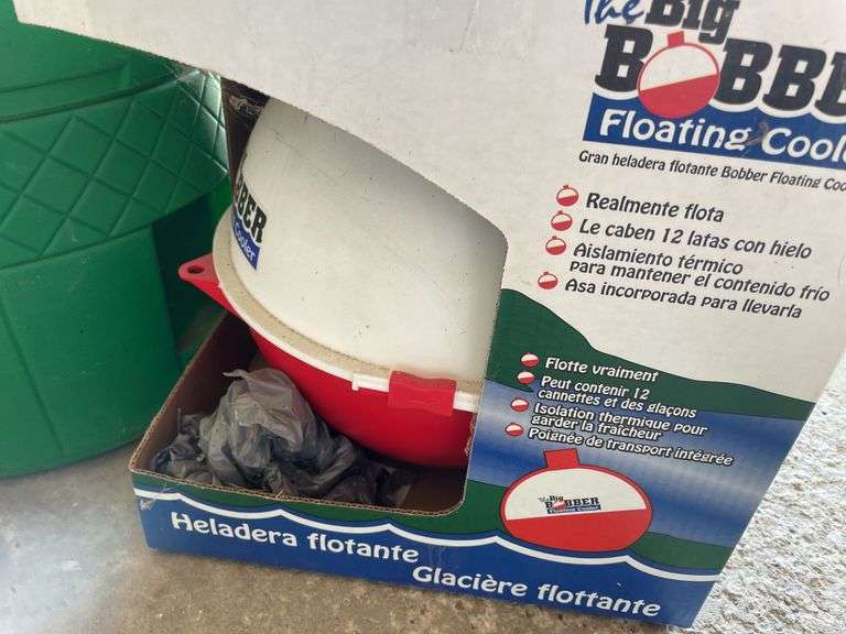 COOLERS, DRINK JUSGS, AND PORTABLE CAMPING TOILET