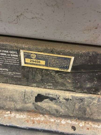 Sears 55,000 BTU kerosene torpedo heater