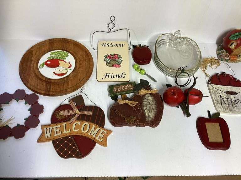 Assortment of Apple Decorations