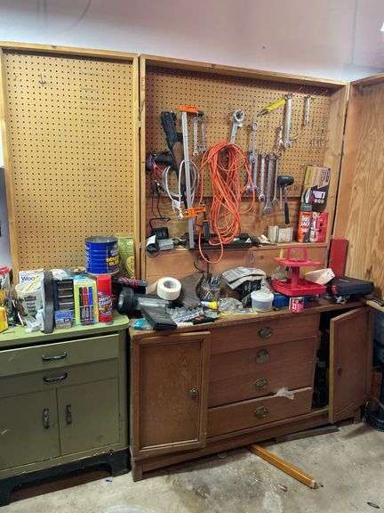 CONTENTS OF SHELVES AND CUPBOARDS