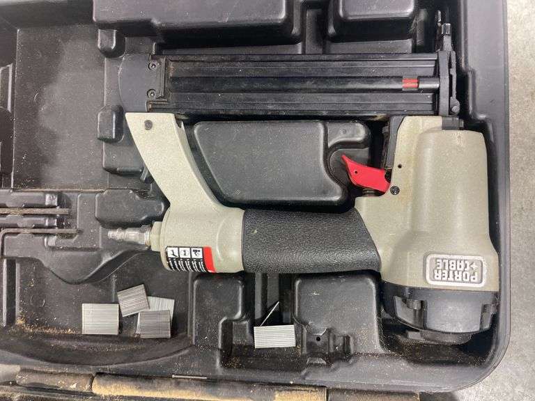 Porter Cable brad nailer, 7" polisher/sander, and Milwaukee 4/6 hole saw kit