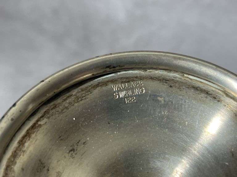 Wallace Sterling Wine Goblets, 9 oz total weight