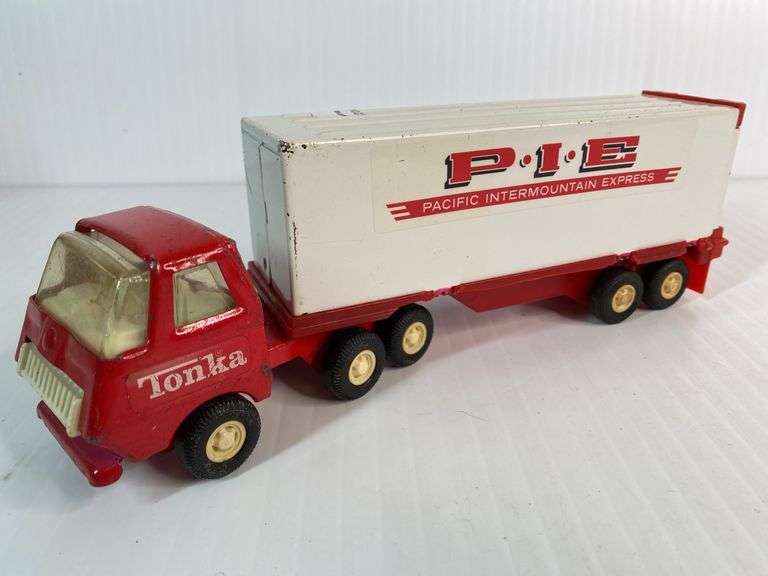 1980 Tonka Pacific Intermountain Express Semi-Truck and Trailer