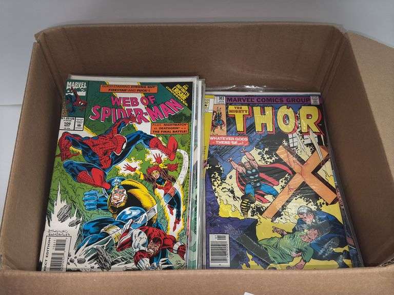 Assortment of Marvel Comics (Includes Spider-Man, Thor, Ghost Rider, Morbius, Fantastic Four, and Mo