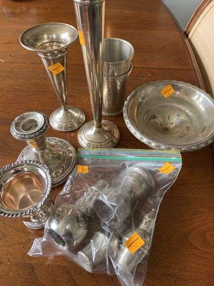 Assortment of Sterling Silver Dishes