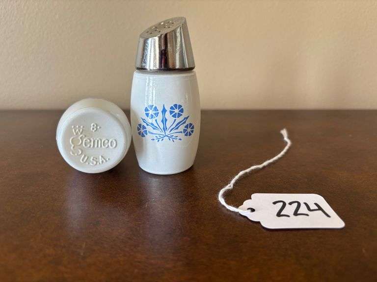 CorningWare Blue Cornflower Salt and Pepper Shakers