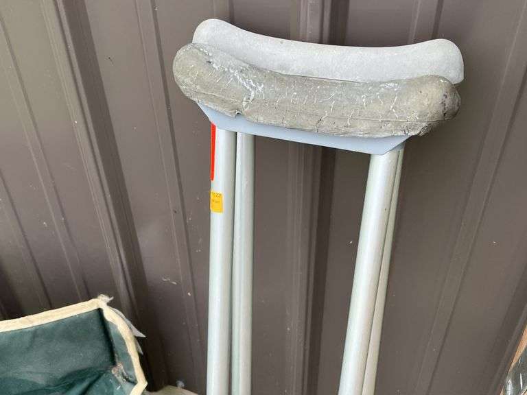 Ladder, Camp Chair, Crutches