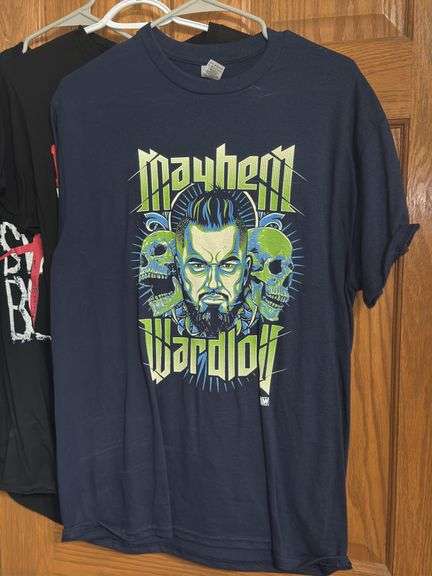 (5) Pro Wrestling Shirts (Size M)