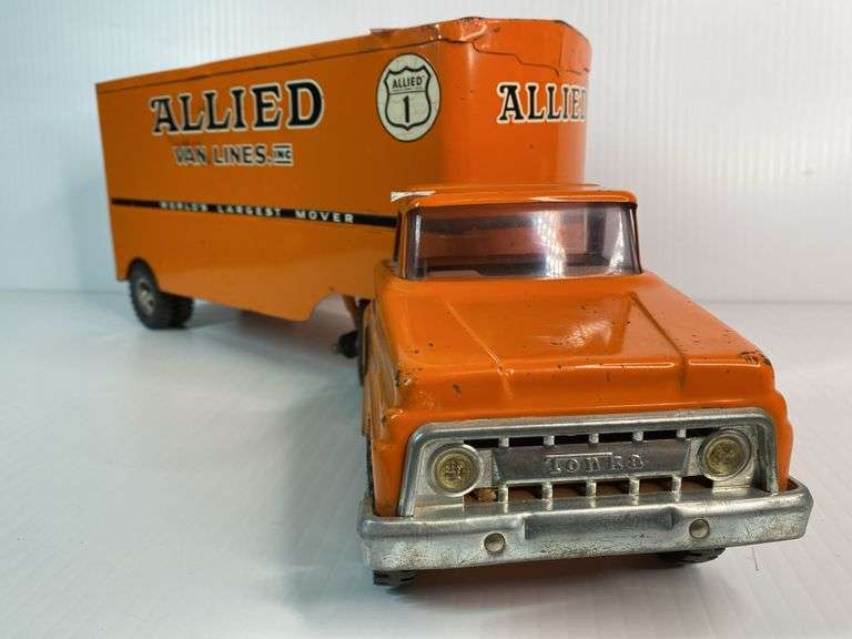 1950s Allied Van Lines Tonka Truck & Trailer