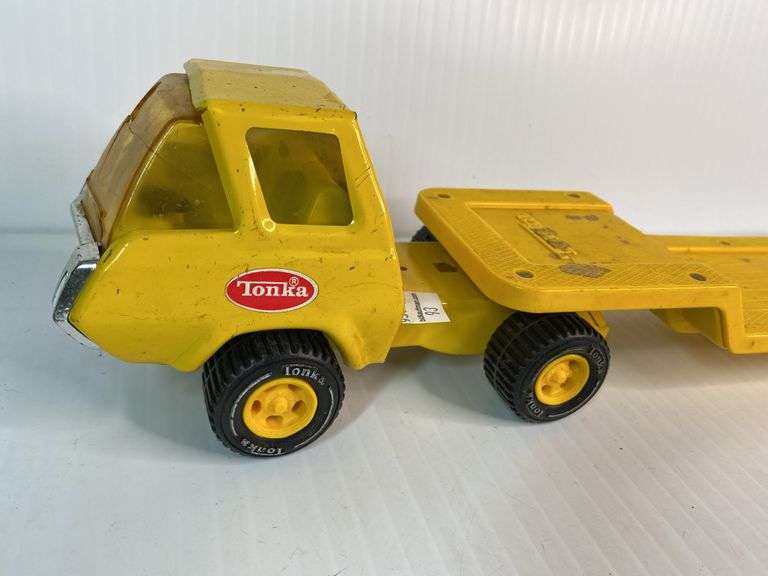 1970s Tonka Lowboy Tractor Trailer