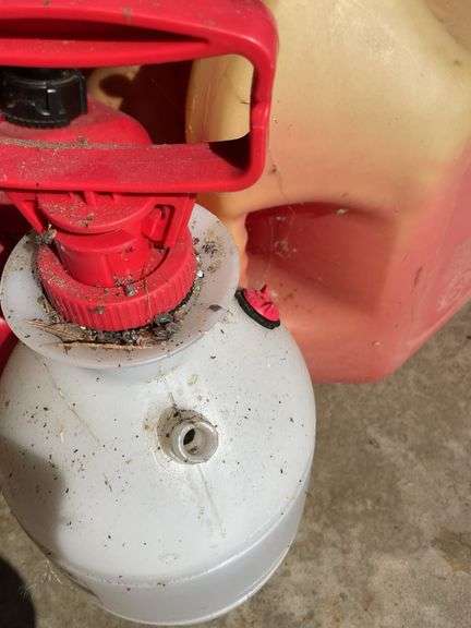 GASOLINE JUGS/CANS AND SPRAYER