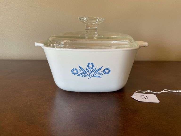 Corning Ware Blue Cornflower 1 3/4 Qt. Casserole Dish