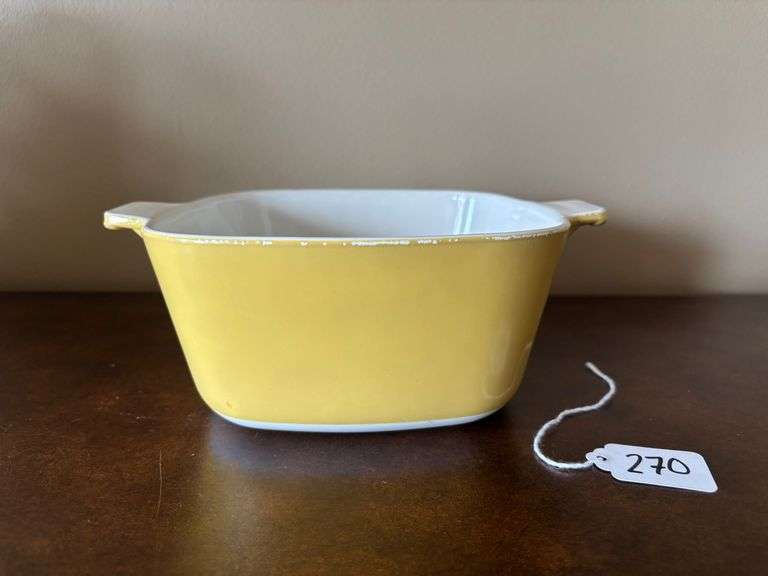 CorningWare Harvest Gold Casserole Dish