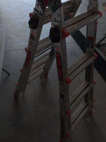 Little Giants extension ladder system