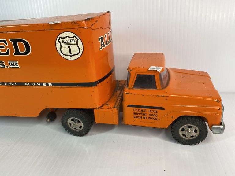 1950s Allied Van Lines Tonka Truck & Trailer