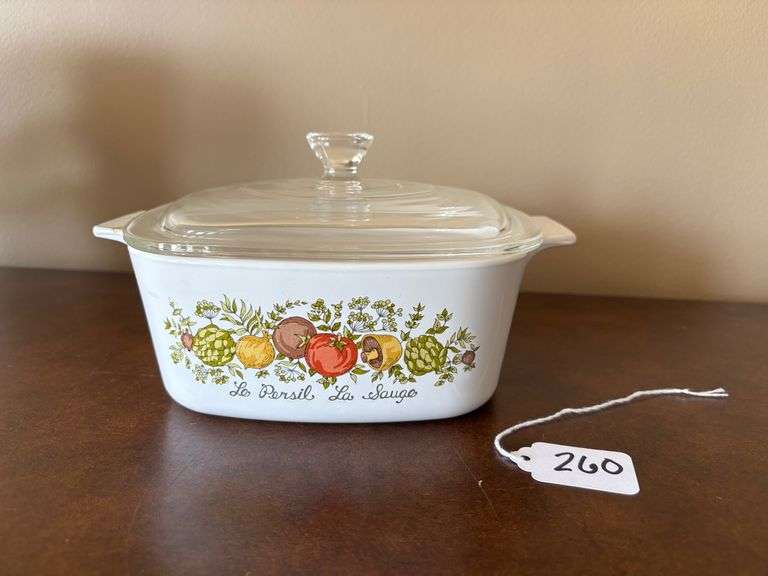 CorningWare Spice of Life Casserole Dish with Lid