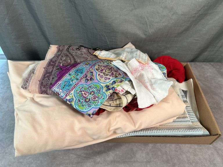 LINENS-SCARVES, PLACEMATS & more