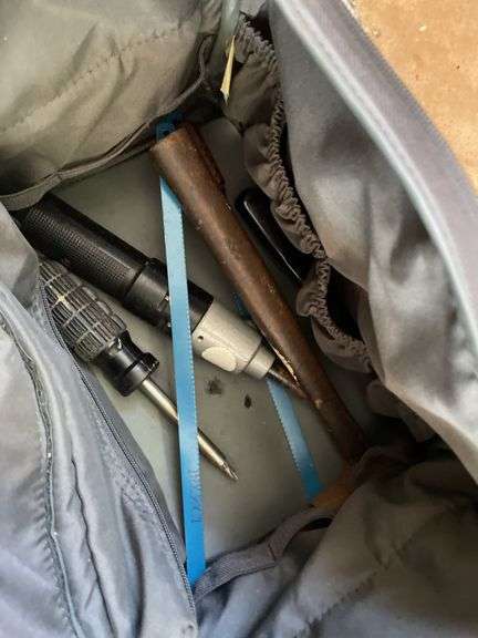 PAIR OF TOOL BAGS AND CONTENTS PICTURED