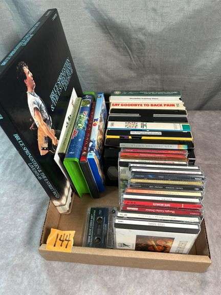 DVD’s, CD’s , VHS BRUCE SPRINGSTEEN BOX & more