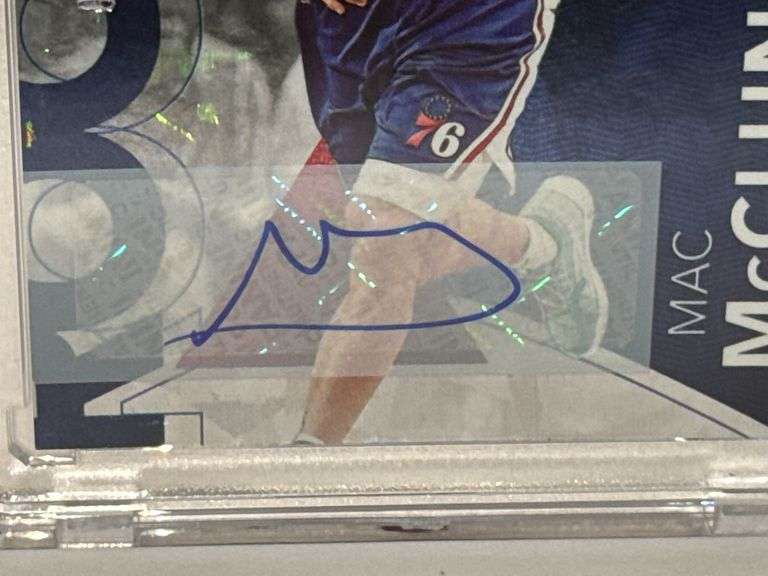 2023 Panini Mac McClung National Silver Packs Autographed Card (#’d 8/25)