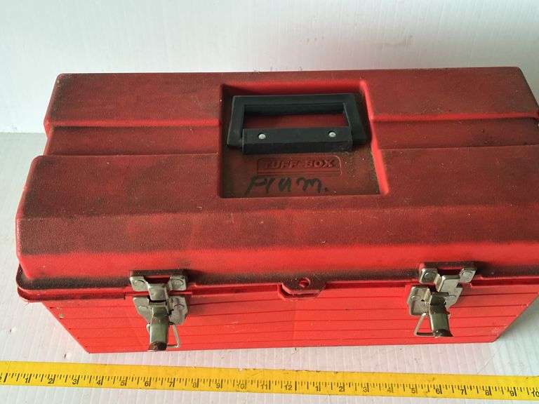 Toolbox with Plumbing Supplies