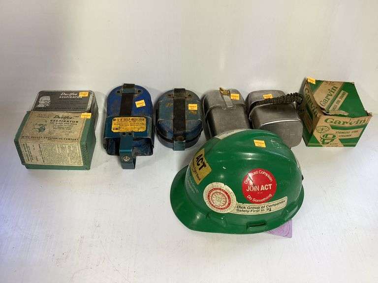 Coal Mining Helmet, Coal Miners Self Rescue Kits, Respirators