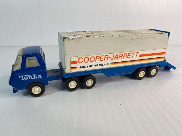1979 Tonka Copper-Jarrett Semi Truck and Trailer